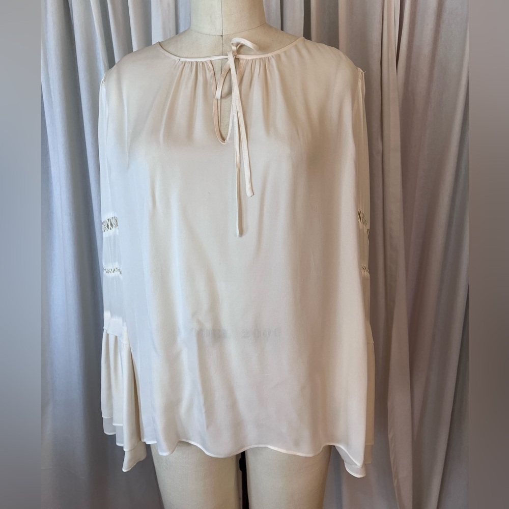 Parker Ivory Silk Blouse